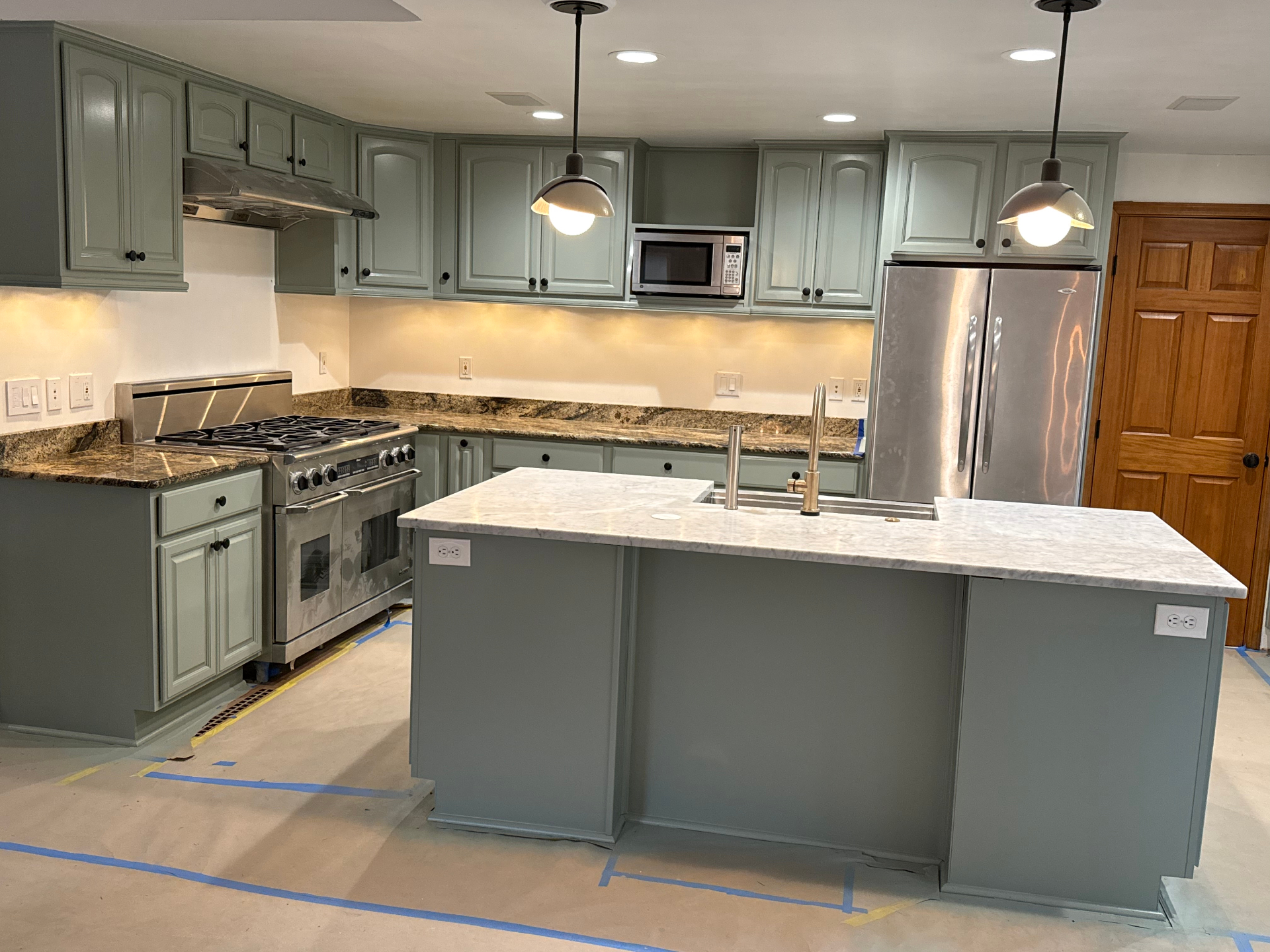 Cabinet painting & refinishing by SPG Home Services in Everett, WA